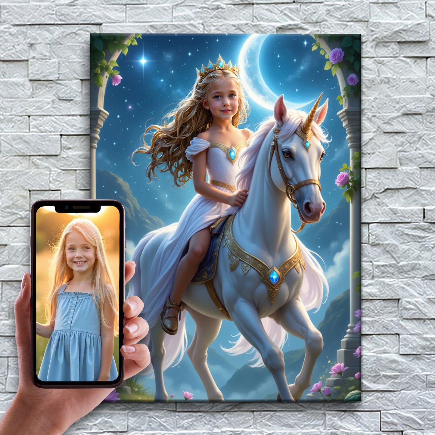 Die Einhornprinzessin des Himmelsglühens