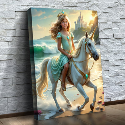 La Princesa Unicornio en la Orilla