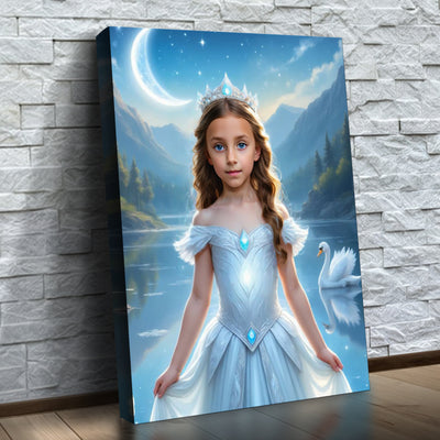 La Reine des cygnes au bord du lac