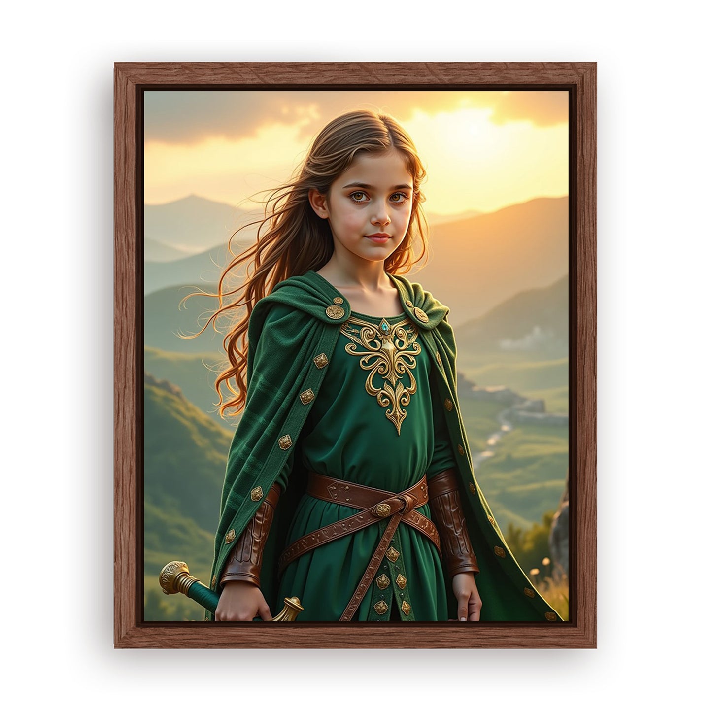 Save 33% When You Add A Frame To Your 10x08 'The Celtic Warrior Queen' Canvas Now