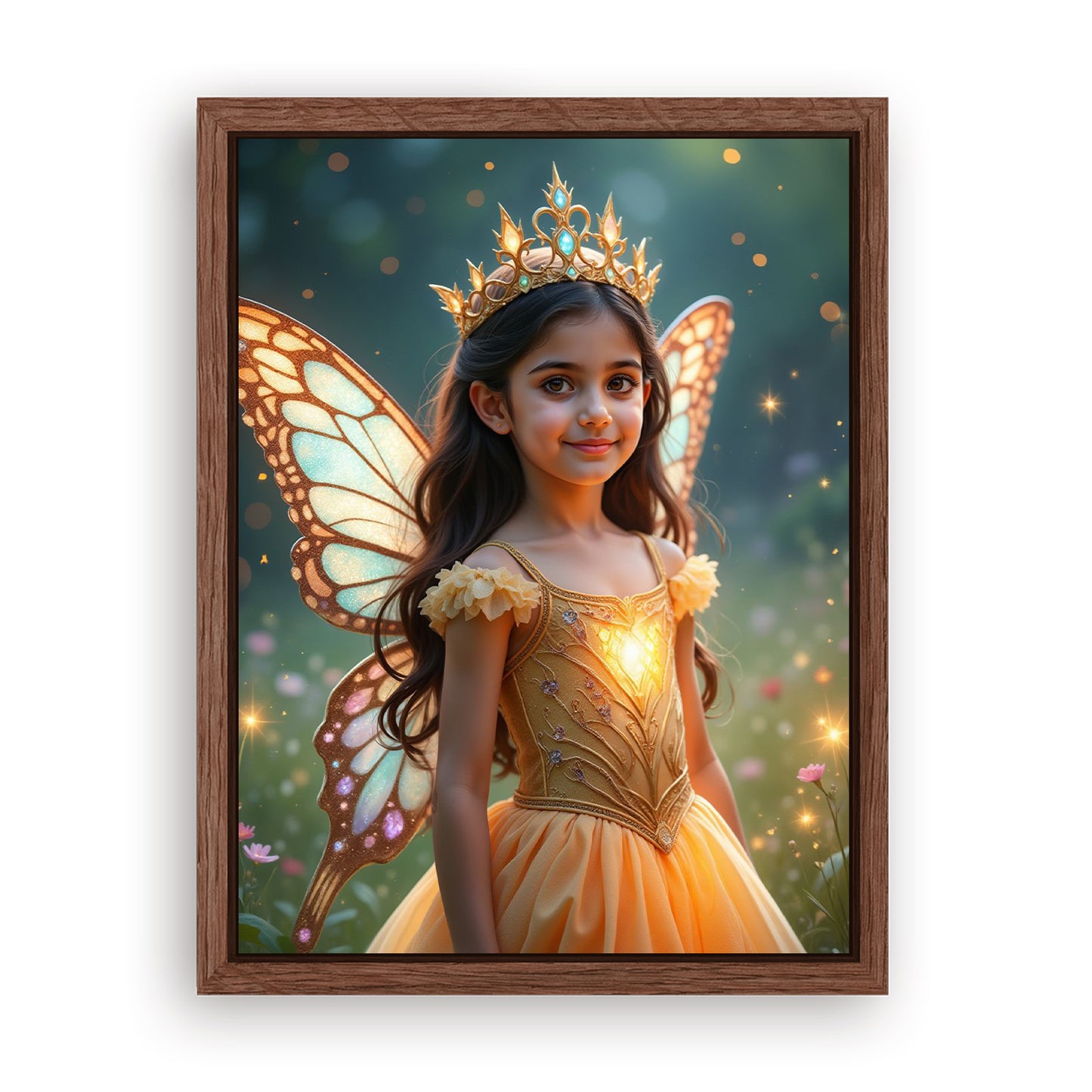 Make Your 18x24 Inches 'The Fairy Queen' Canvas Even More Special, Add a Beautiful Premium Frame & Make It Truly Gift-Ready!