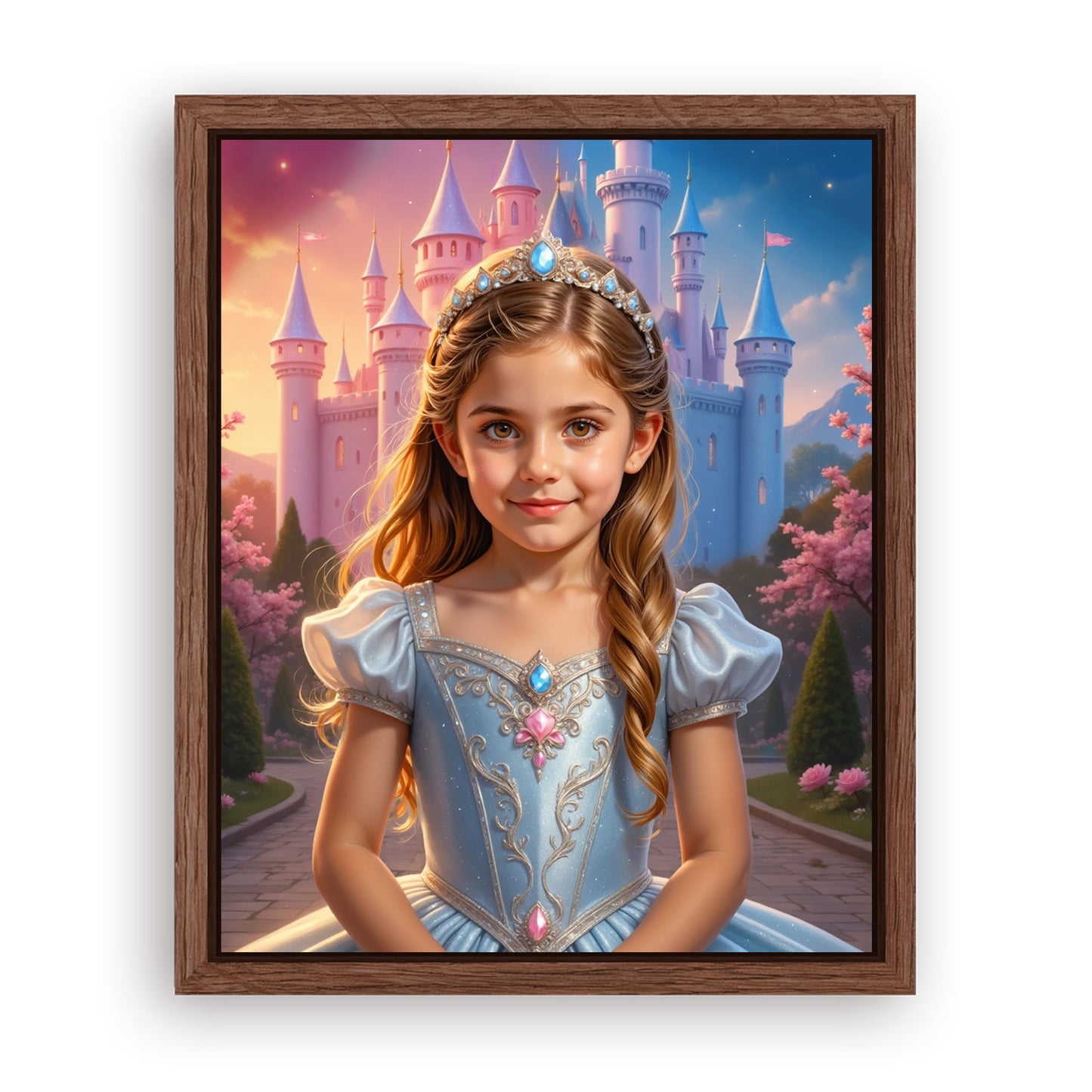 Save 33% When You Add A Frame To Your 16x20 'The Cinderella Glow' Canvas Now