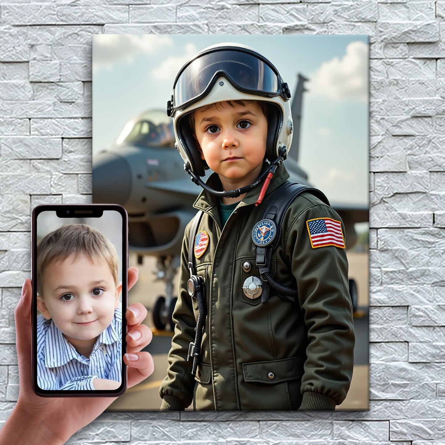 Le pilote d'avion de chasse