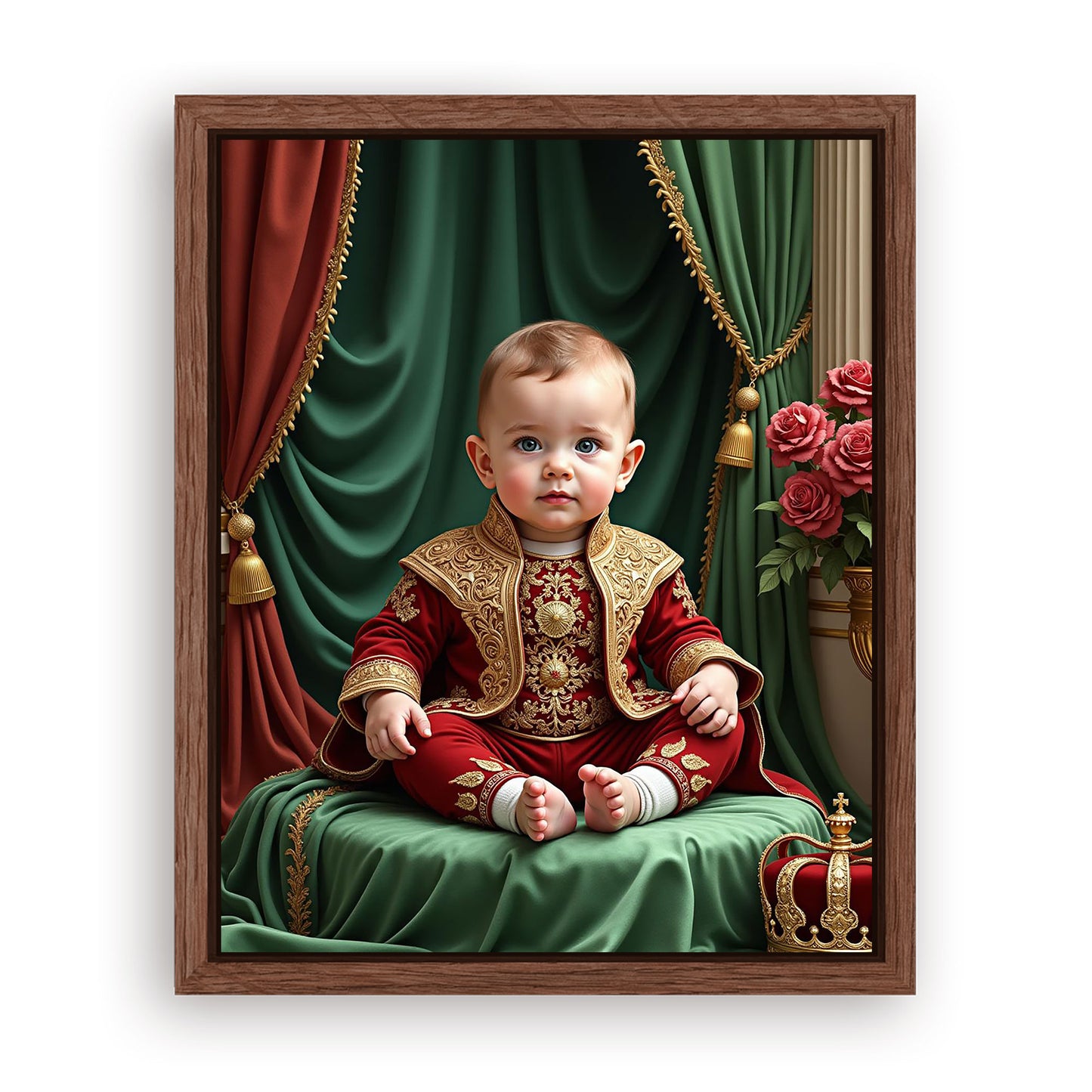 Save 33% When You Add A Frame To Your 16x20 'The Royal Baby' Canvas Now