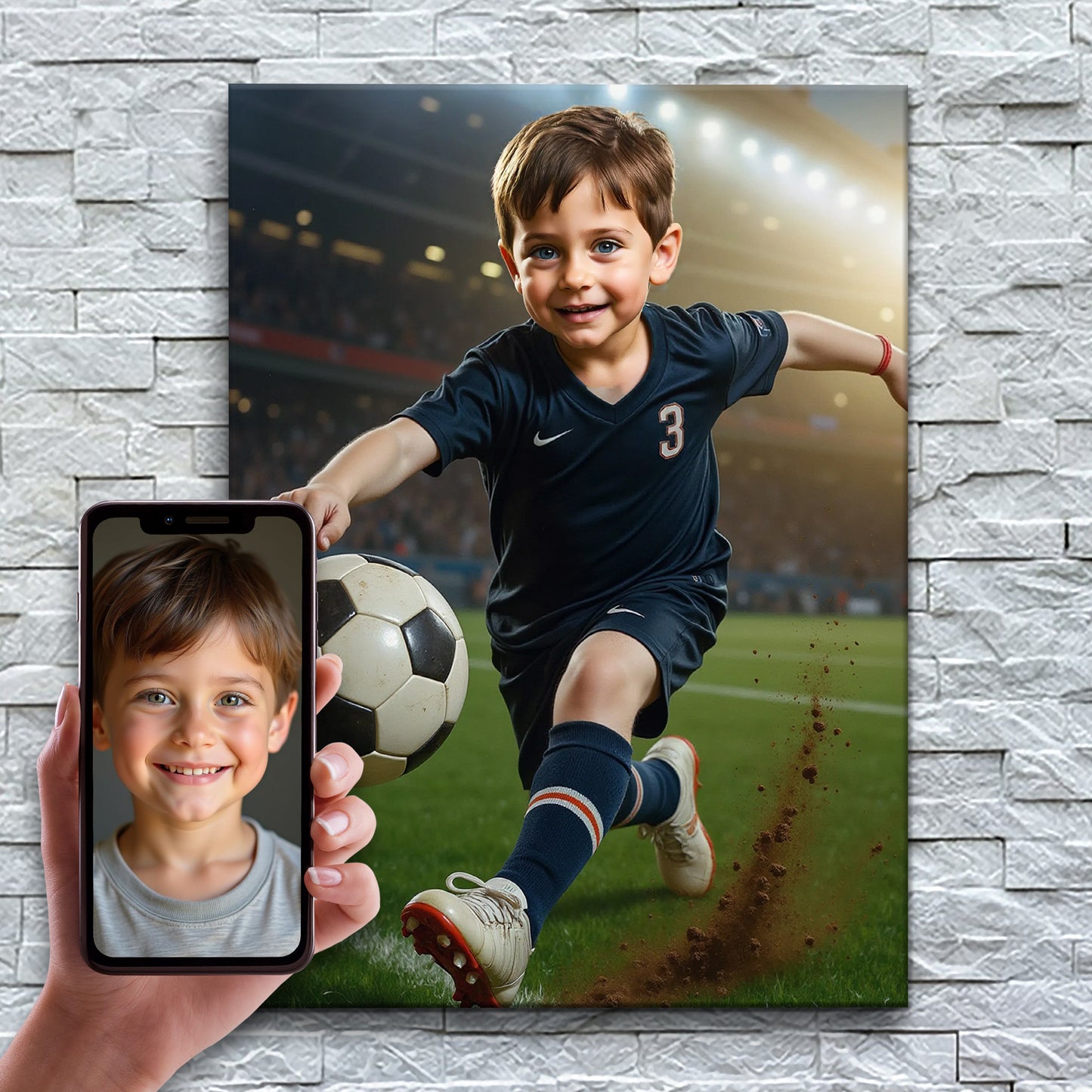 Der Fußballstar