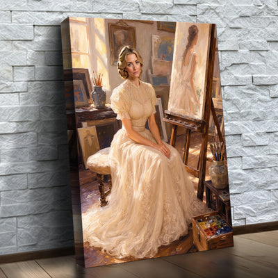 The Artist in Golden Light