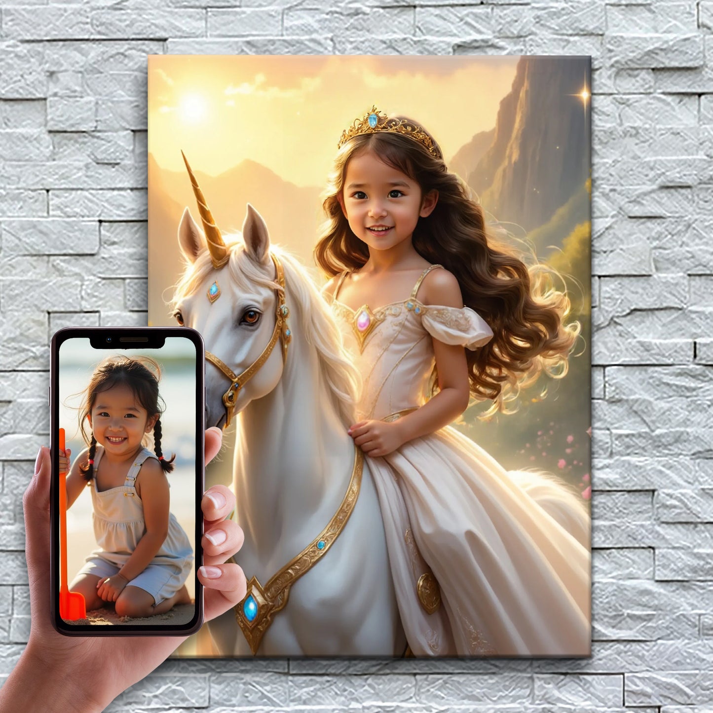 Die Sonnenuntergangs- Einhornprinzessin