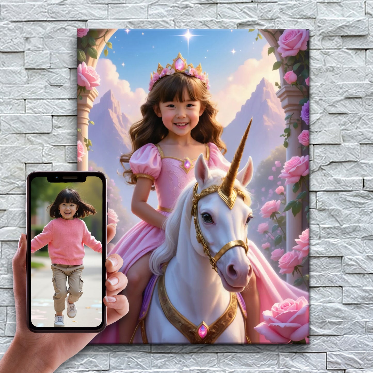 Die majestätische Blüten-Einhornprinzessin