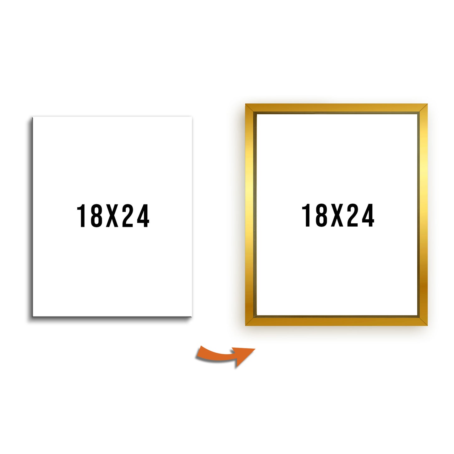 Save 33% When You Add A 18x24 Frame To Your Canvas Now