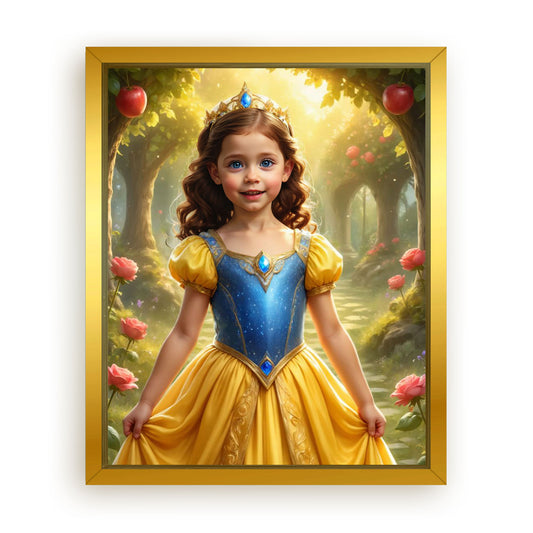 Save 40% When You Add A Frame To Your 10x08 'The Snow-White Apple Orchard' Canvas Now