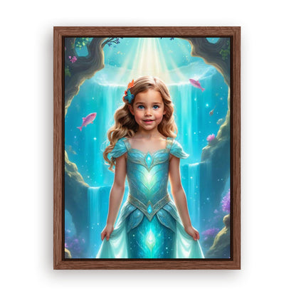 Save 33% When You Add A Frame To Your 12x16 'The Little Mermaid’s Coral Kingdom' Canvas Now