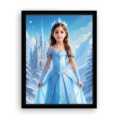 Make Your 12x16 Inches 'The Ice Princess' Canvas Even More Special, Add a Beautiful Premium Frame & Make It Truly Gift-Ready!