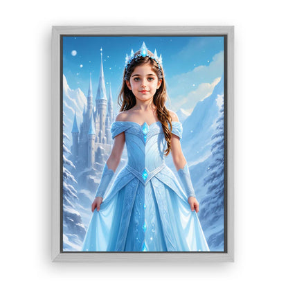 Make Your 12x16 Inches 'The Ice Princess' Canvas Even More Special, Add a Beautiful Premium Frame & Make It Truly Gift-Ready!