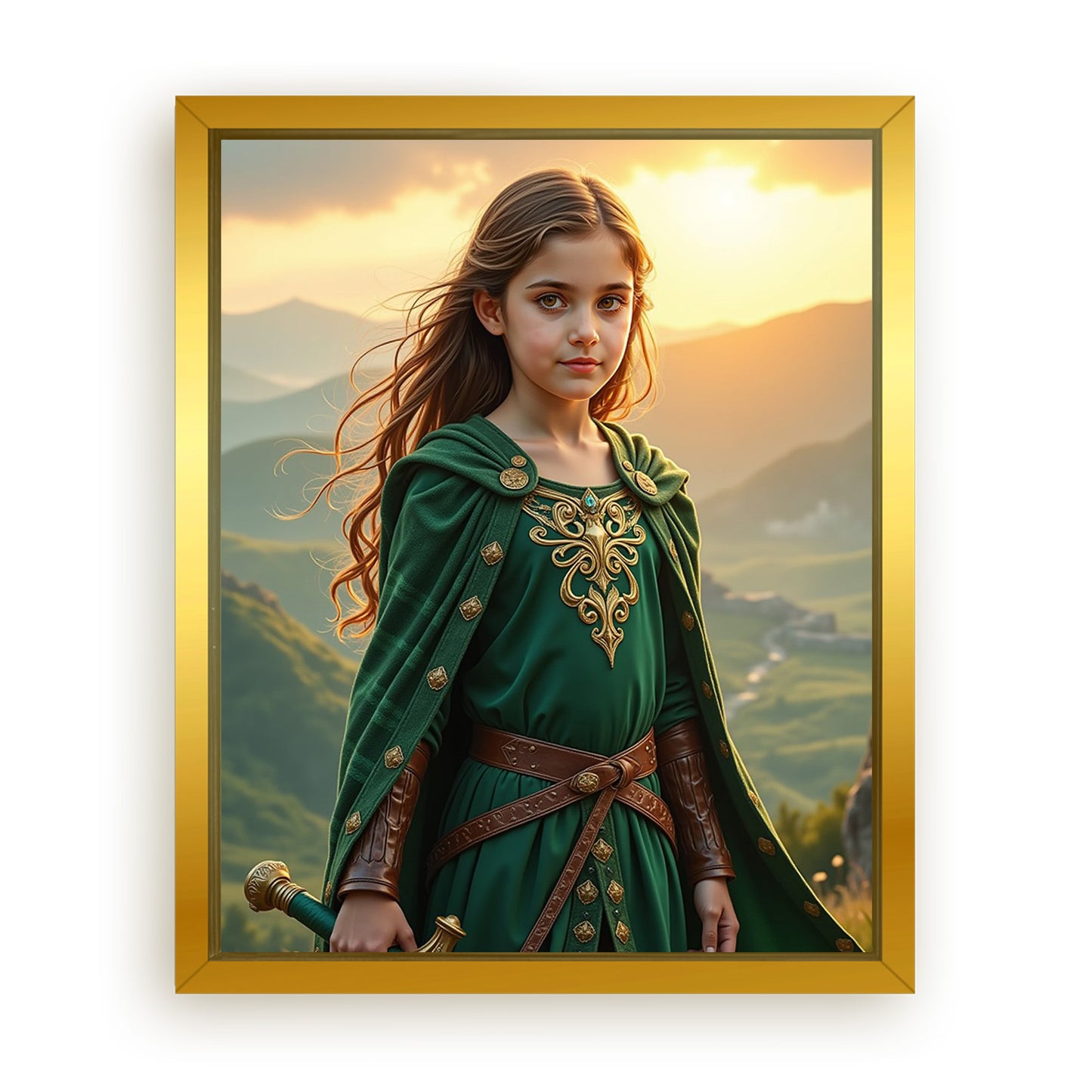 Save 33% When You Add A Frame To Your 10x08 'The Celtic Warrior Queen' Canvas Now