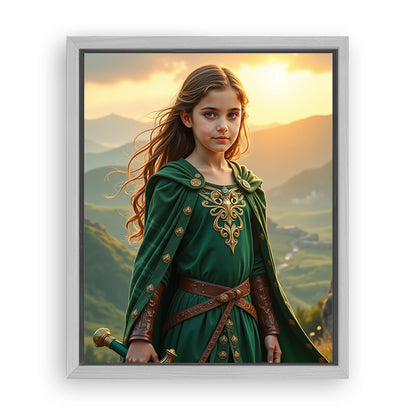 Save 33% When You Add A Frame To Your 10x08 'The Celtic Warrior Queen' Canvas Now