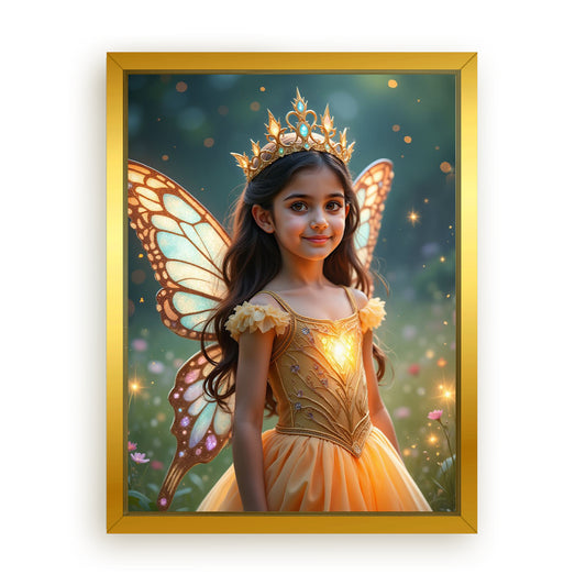 Make Your 18x24 Inches 'The Fairy Queen' Canvas Even More Special, Add a Beautiful Premium Frame & Make It Truly Gift-Ready!