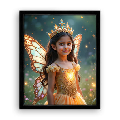 Make Your 16x20 Inches 'The Fairy Queen' Canvas Even More Special, Add a Beautiful Premium Frame & Make It Truly Gift-Ready!