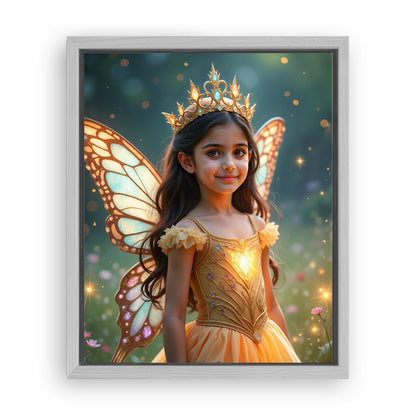 Make Your 10x08 Inches 'The Fairy Queen' Canvas Even More Special, Add a Beautiful Premium Frame & Make It Truly Gift-Ready!