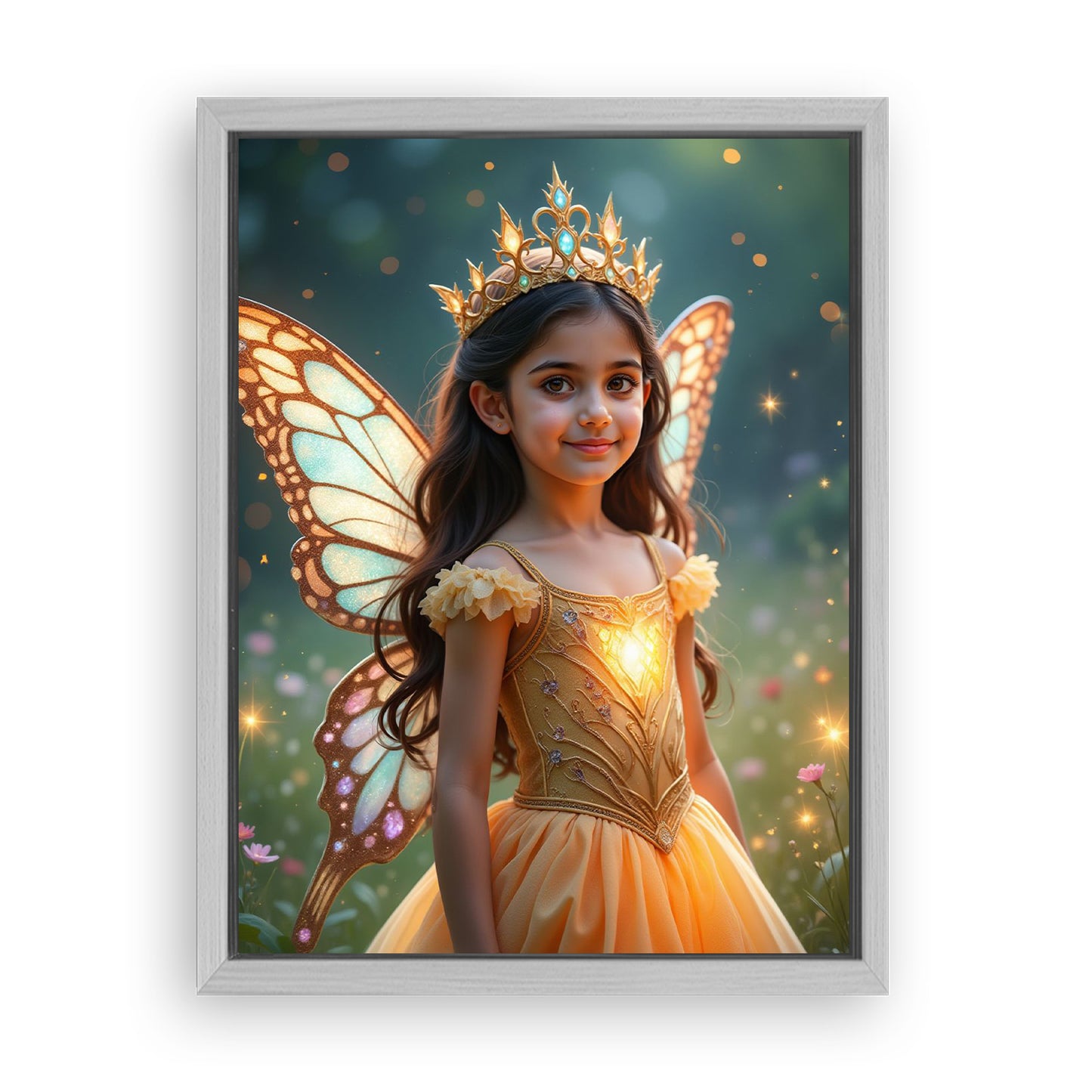 Make Your 18x24 Inches 'The Fairy Queen' Canvas Even More Special, Add a Beautiful Premium Frame & Make It Truly Gift-Ready!