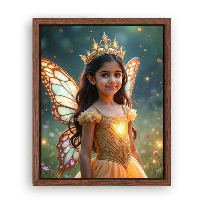 Make Your 16x20 Inches 'The Fairy Queen' Canvas Even More Special, Add a Beautiful Premium Frame & Make It Truly Gift-Ready!