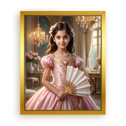 Save 33% When You Add A Frame To Your 10x08 'The Rococo Rose' Canvas Now