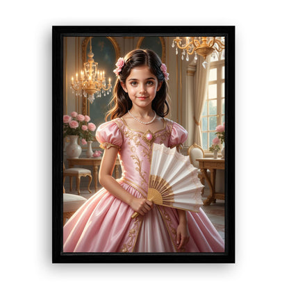 Save 33% When You Add A Frame To Your 18x24 'The Rococo Rose' Canvas Now