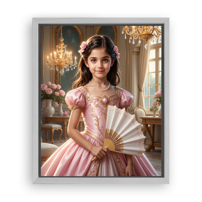 Save 33% When You Add A Frame To Your 16x20 'The Rococo Rose' Canvas Now