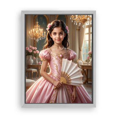 Save 33% When You Add A Frame To Your 18x24 'The Rococo Rose' Canvas Now