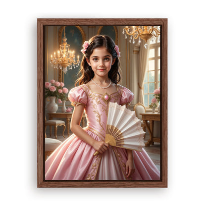 Save 33% When You Add A Frame To Your 12x16 'The Rococo Rose' Canvas Now