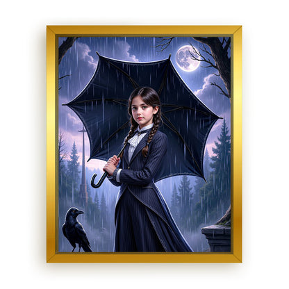 Save 33% When You Add A Frame To Your 16x20 'The Addams Princess' Canvas Now