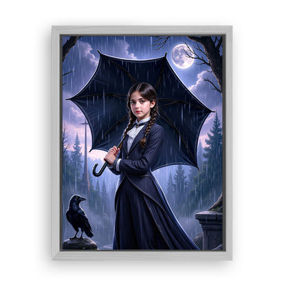 Save 33% When You Add A Frame To Your 18x24 'The Addams Princess' Canvas Now