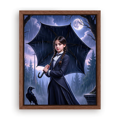 Save 33% When You Add A Frame To Your 16x20 'The Addams Princess' Canvas Now