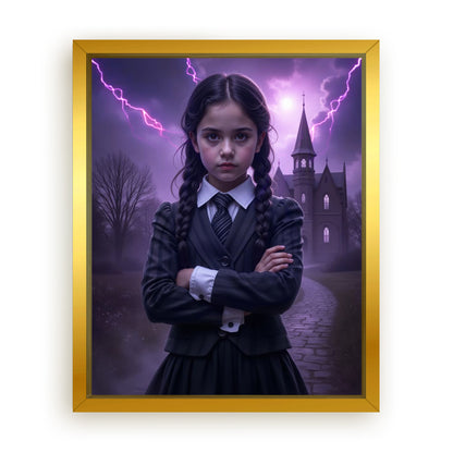Save 33% When You Add A Frame To Your 10x08 'The Storm Cloud Princess' Canvas Now