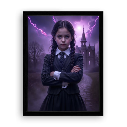Save 33% When You Add A Frame To Your 18x24 'The Storm Cloud Princess' Canvas Now