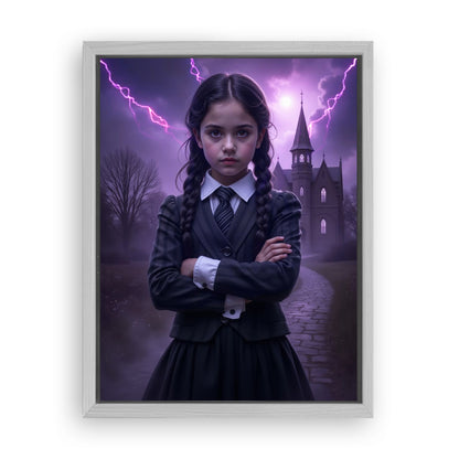 Save 33% When You Add A Frame To Your 12x16 'The Storm Cloud Princess' Canvas Now