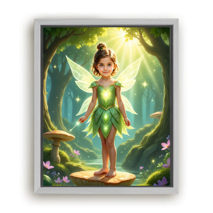 Save 33% When You Add A Frame To Your 10x08 'The Forest Fairy' Canvas Now