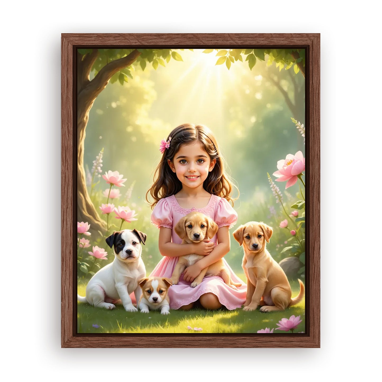 Save 33% When You Add A Frame To Your 10x08 'The Best Buds Canvas Now