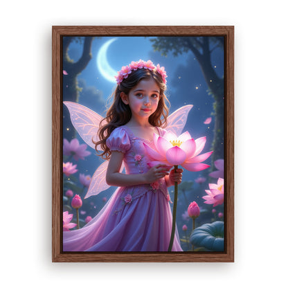 Save 33% When You Add A Frame To Your 18x24 'The Fairy Bloom' Canvas Now