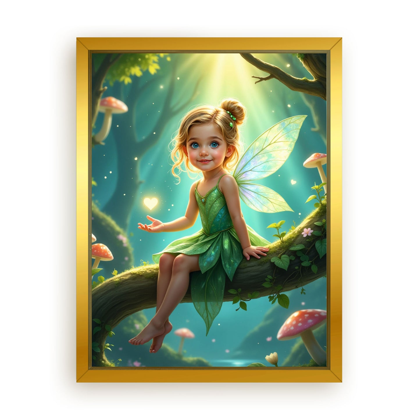 Save 33% When You Add A Frame To Your 12x16 'The Forest Charm' Canvas Now