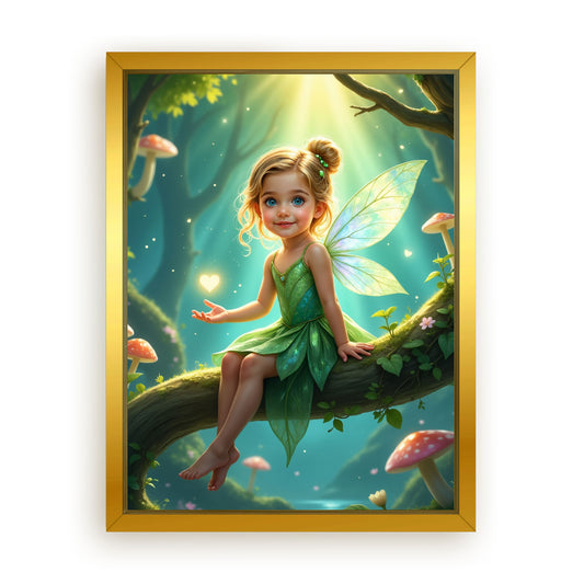 Save 33% When You Add A Frame To Your 12x16 'The Forest Charm' Canvas Now