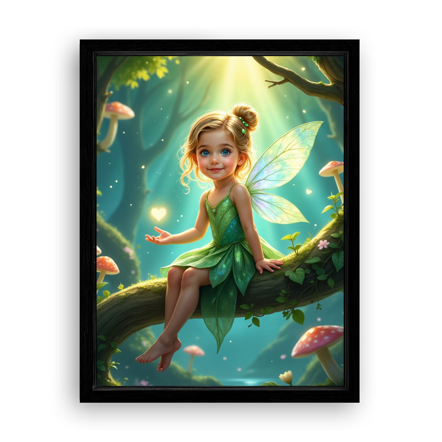 Save 33% When You Add A Frame To Your 18x24 'The Forest Charm' Canvas Now