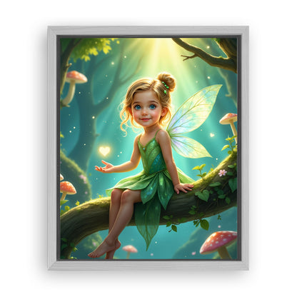 Save 33% When You Add A Frame To Your 10x08 'The Forest Charm' Canvas Now