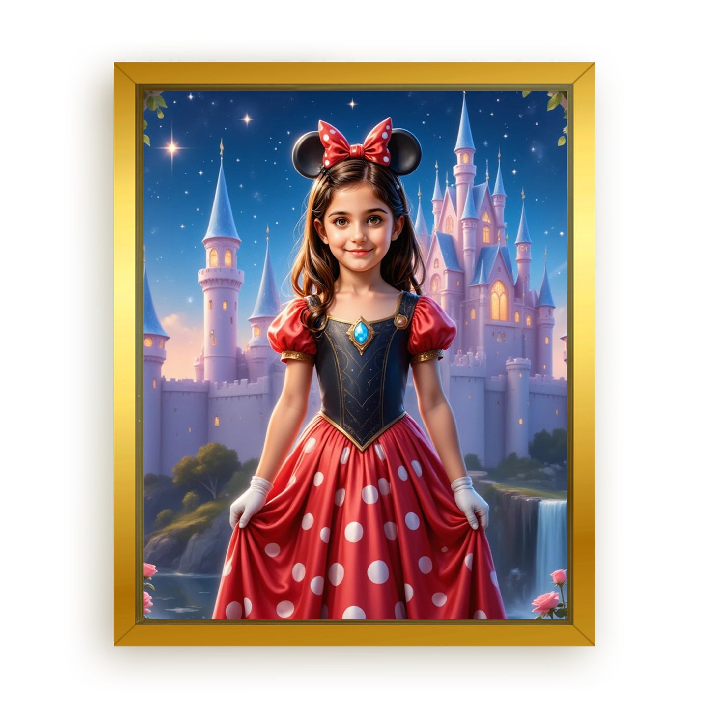Make Your 16x20 Inches 'The Minnie Dreams' Canvas Even More Special, Add a Beautiful Premium Frame & Make It Truly Gift-Ready!