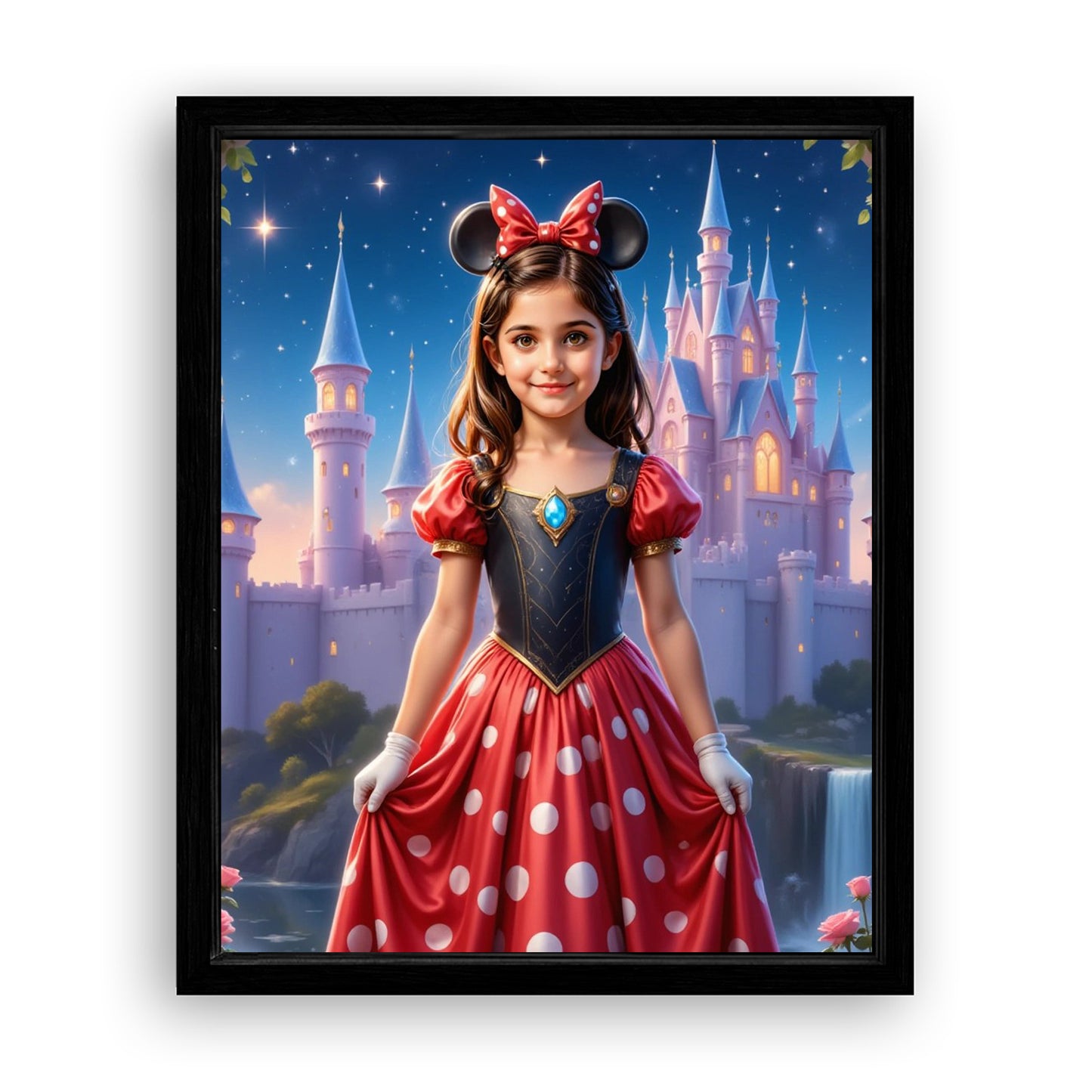 Make Your 16x20 Inches 'The Minnie Dreams' Canvas Even More Special, Add a Beautiful Premium Frame & Make It Truly Gift-Ready!