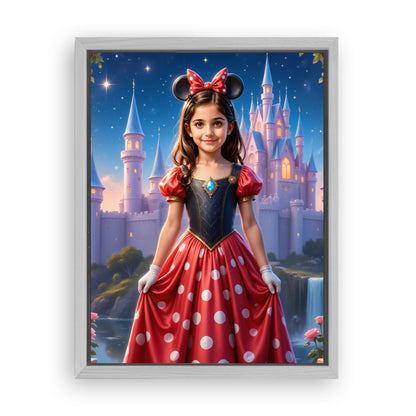 Make Your 18x24 Inches 'The Minnie Dreams' Canvas Even More Special, Add a Beautiful Premium Frame & Make It Truly Gift-Ready!