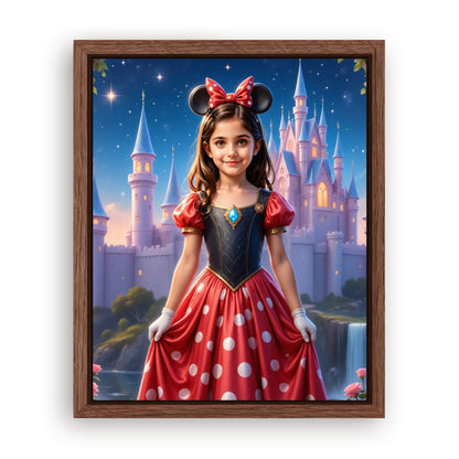 Make Your 16x20 Inches 'The Minnie Dreams' Canvas Even More Special, Add a Beautiful Premium Frame & Make It Truly Gift-Ready!