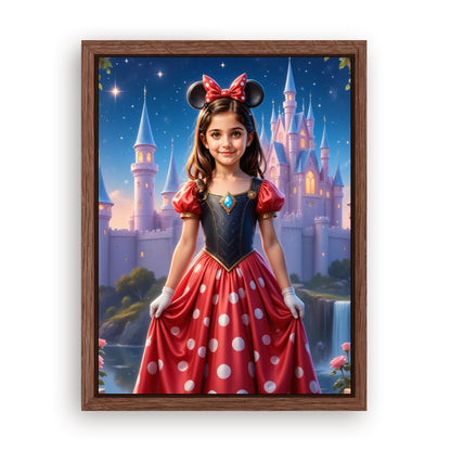 Make Your 12x16 Inches 'The Minnie Dreams' Canvas Even More Special, Add a Beautiful Premium Frame & Make It Truly Gift-Ready!