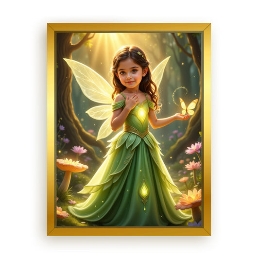 Save 33% When You Add A Frame To Your 12x16 'The Tinker Glow' Canvas Now