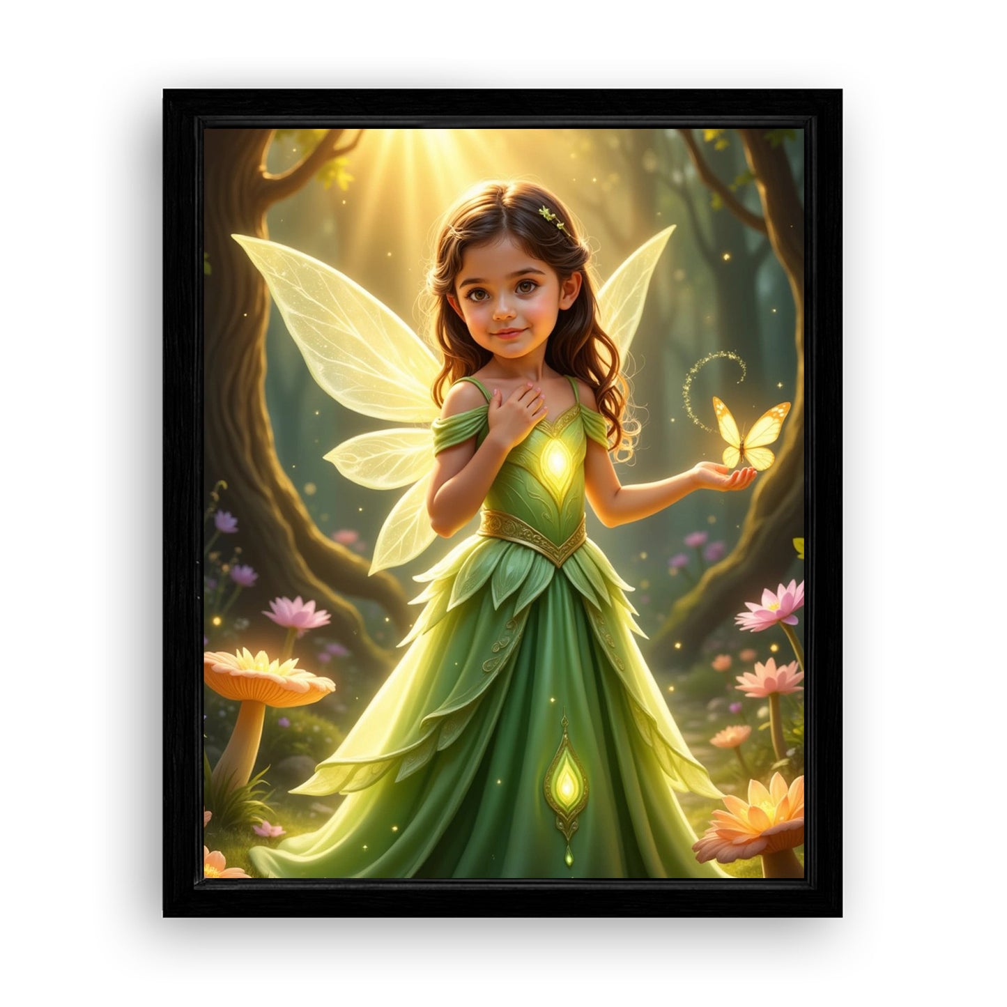 Save 33% When You Add A Frame To Your 10x08 'The Tinker Glow' Canvas Now