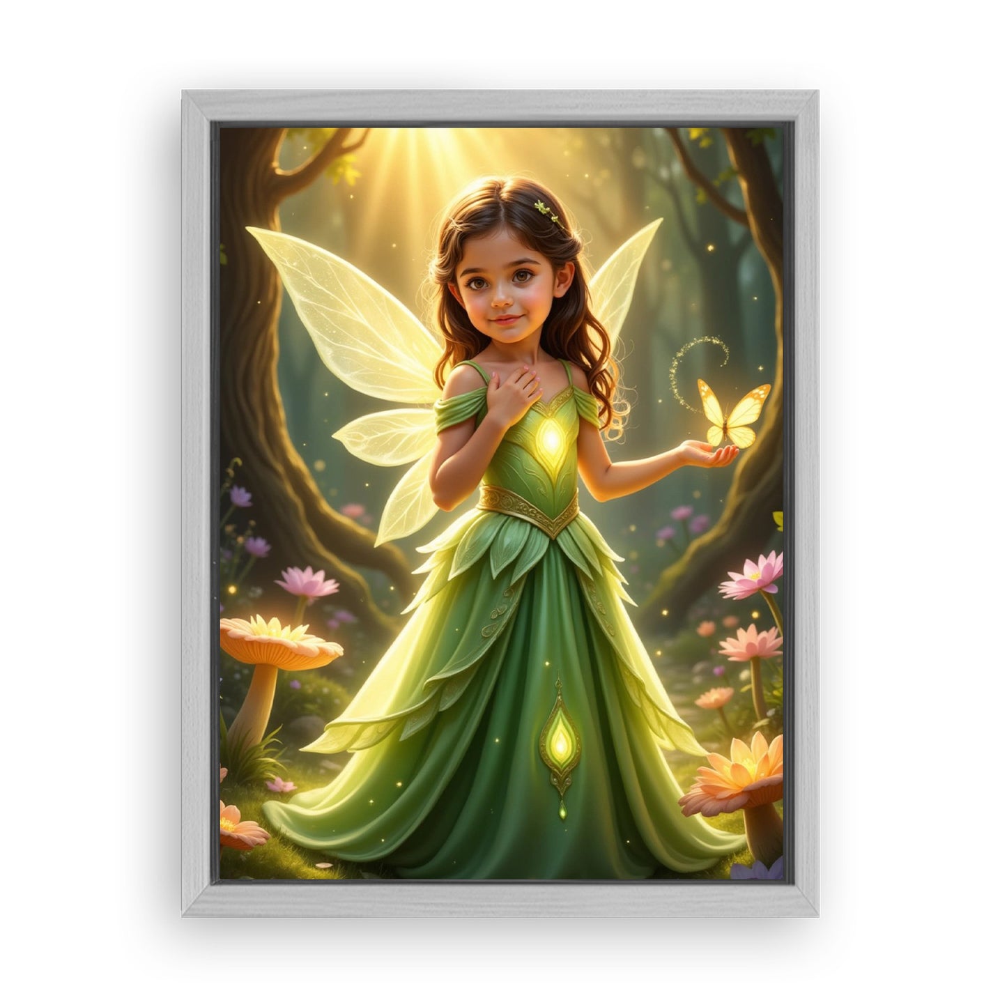 Save 33% When You Add A Frame To Your 12x16 'The Tinker Glow' Canvas Now